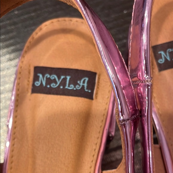 J. Crew Metallic Pink Slingback Flats - Picture 4 of 5